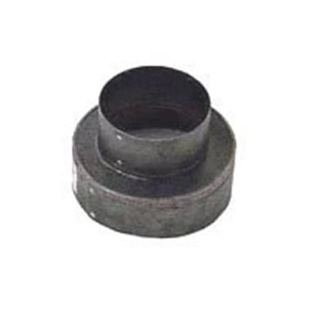 Gray Metal 4 x 3 in. Plain Reducer Short - 24 Gauge 4X3-311P